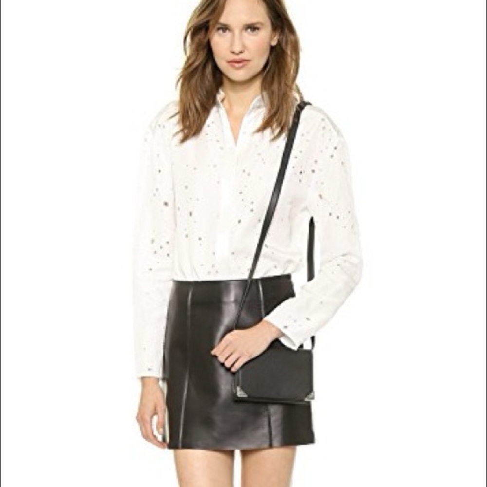 Alexander Wang Prisma Biker Crossbody Wallet Roses